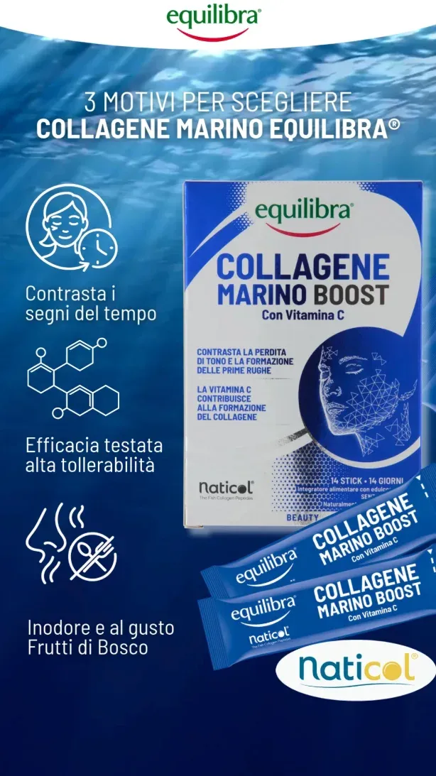 Storia sponsorizzata del Collagene Marino Boost Equilibra