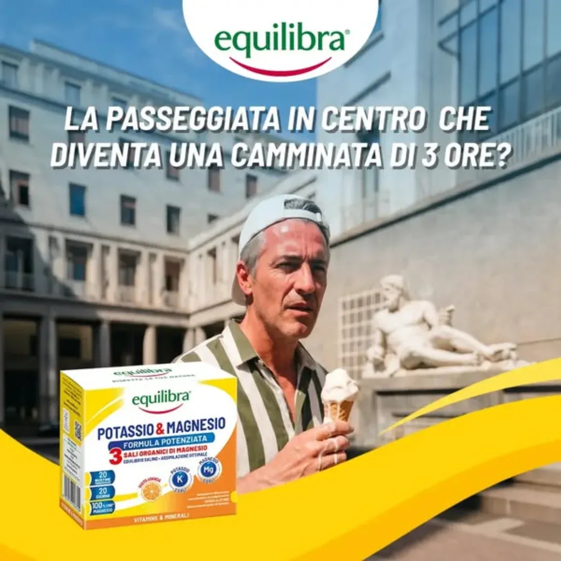 Inserzione Potassio e Magnesio: la passeggiata in centro che diventa una camminata di tre ore