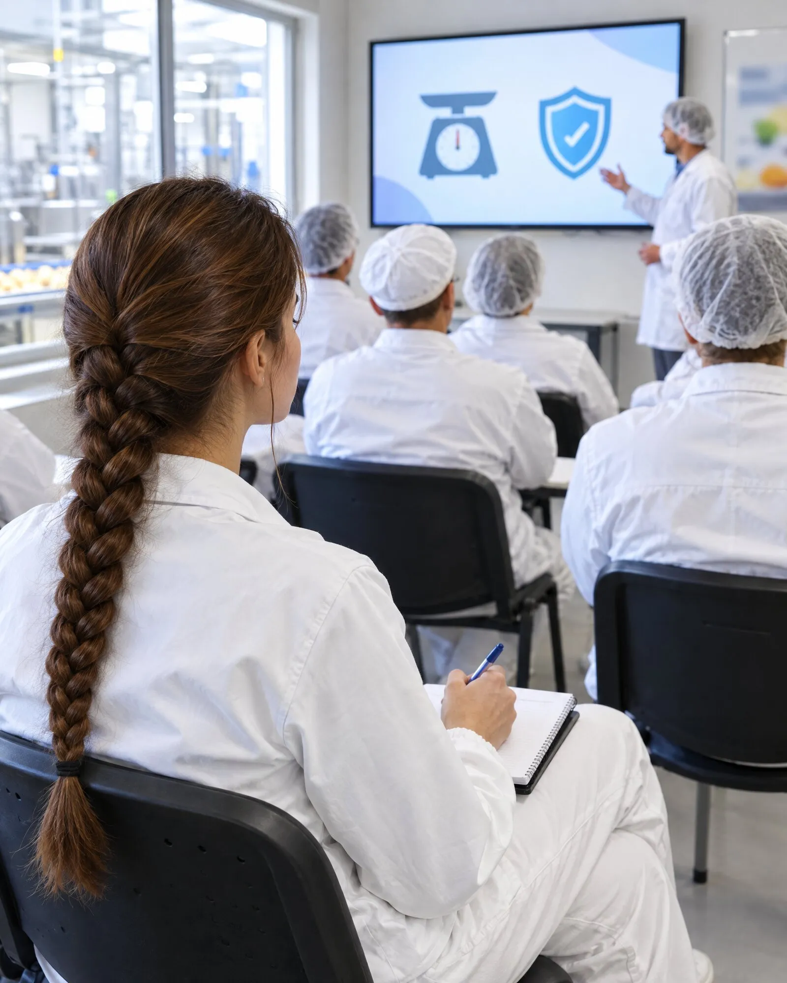 Aula in azienda, slide su regole e rischi dell'AI Act