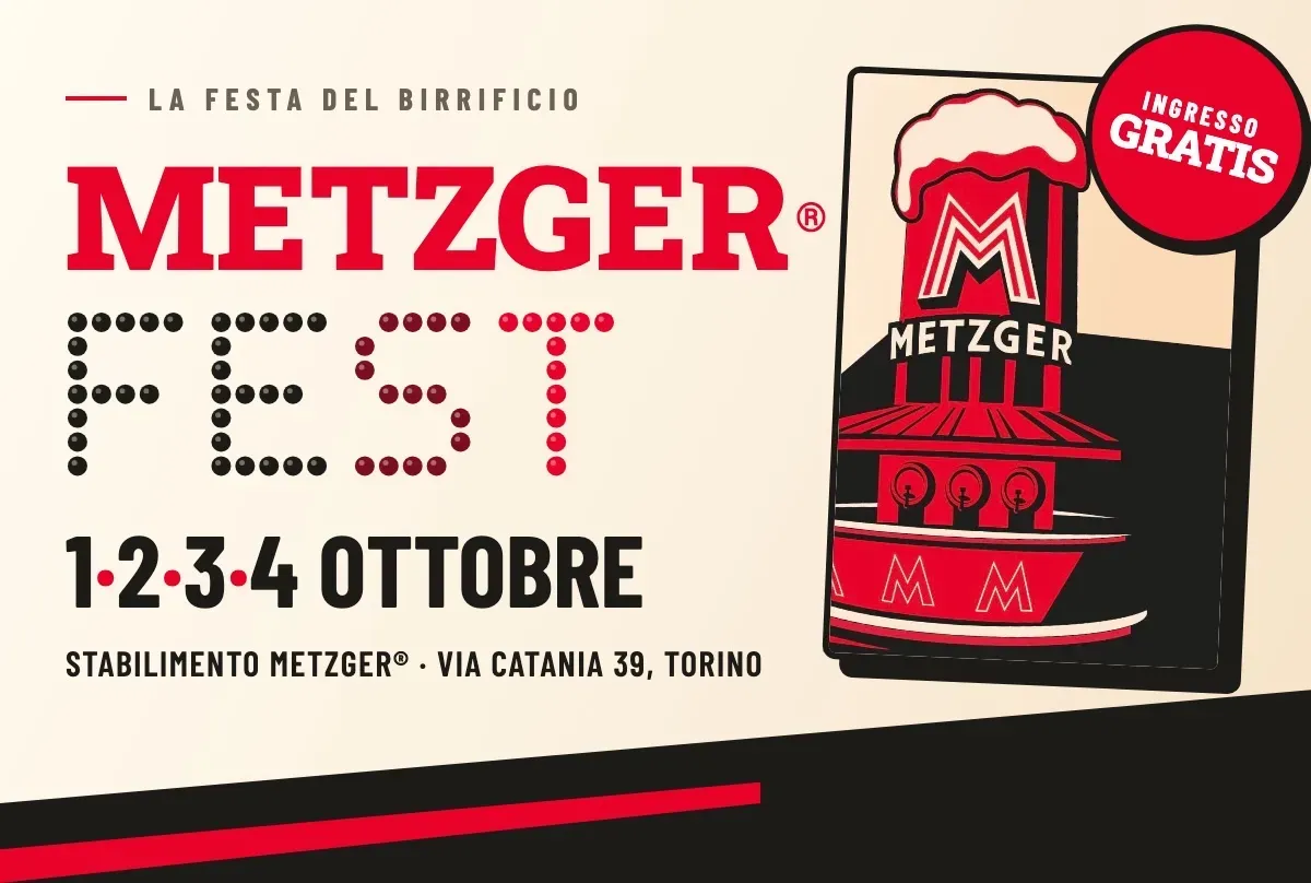 Testata della newsletter di invito al Metzger Fest: 1-2-3-4 ottobre, ingresso gratis, Via Catania 39