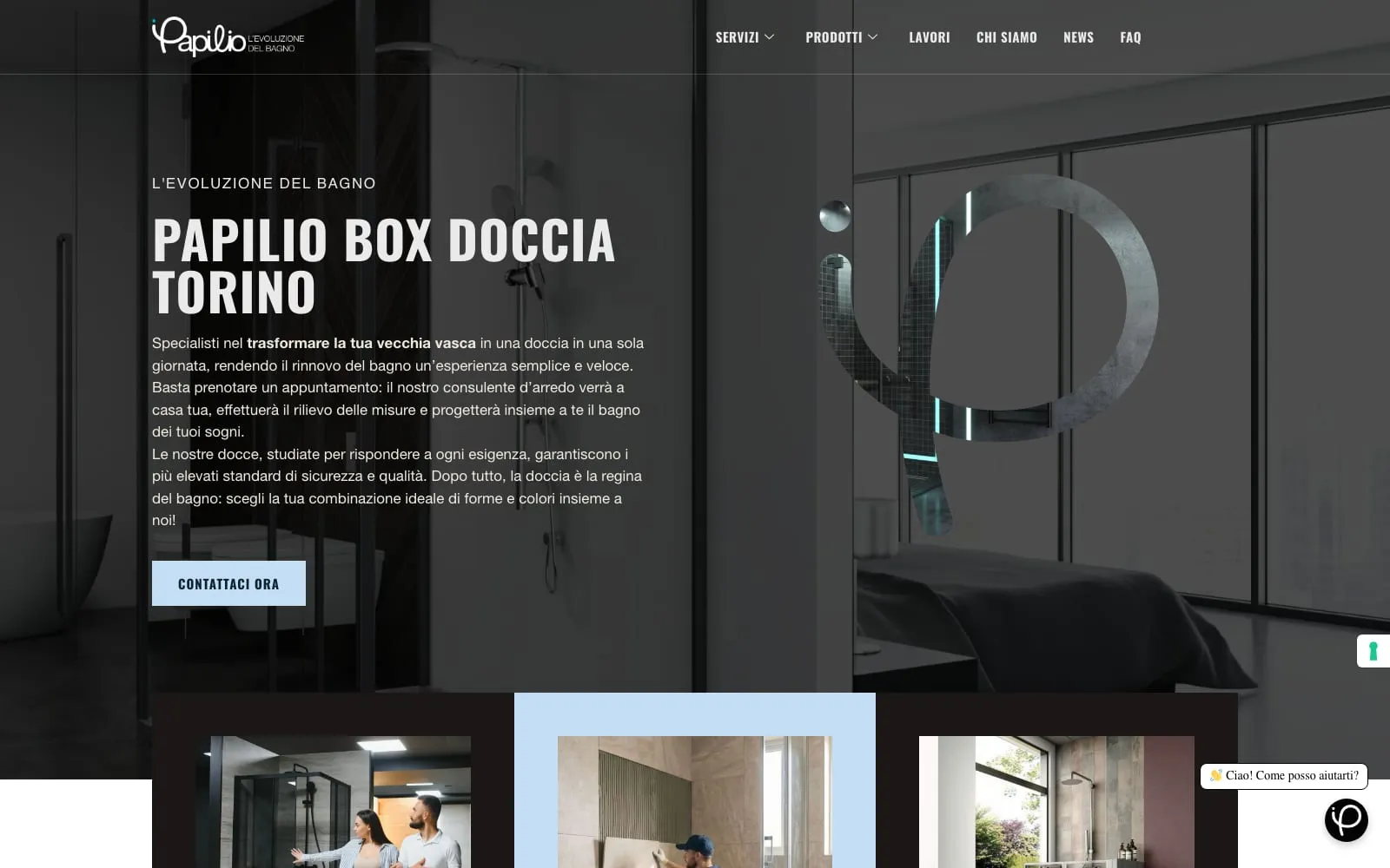 Home page di papilioboxdoccia.it